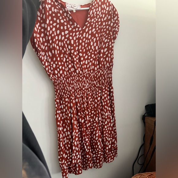 Pink martini orange summer dress - Picture 5 of 5